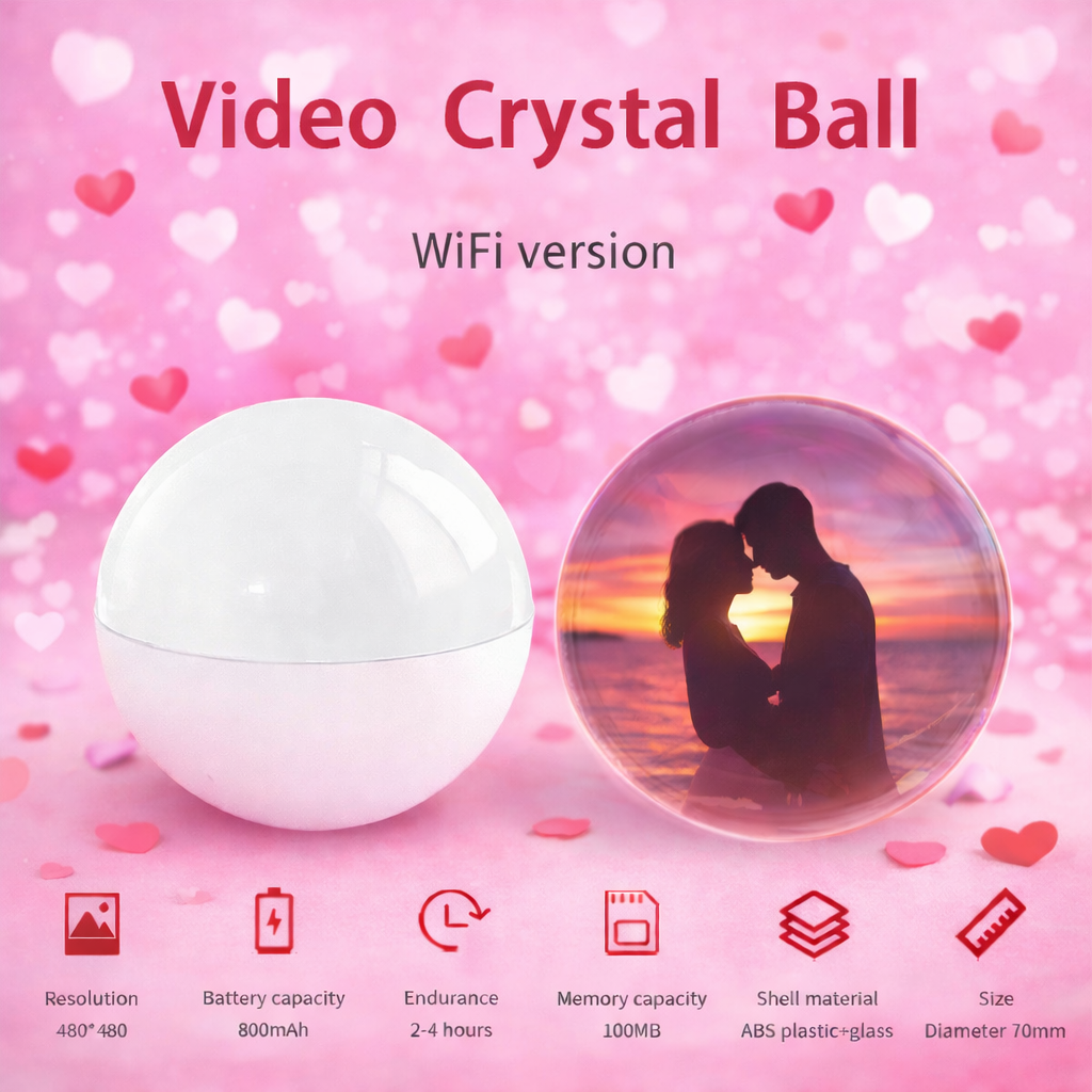 Personalized Memory Orb Crystal Ball Lamp