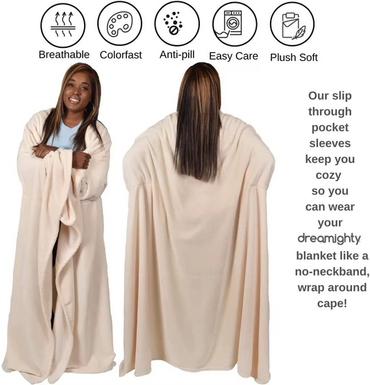 Wearable Blankets with sleeves