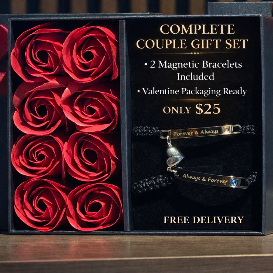 Forever & Always Magnetic Couple Bracelets