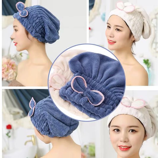 Microfiber Hair Drying Cap for Women