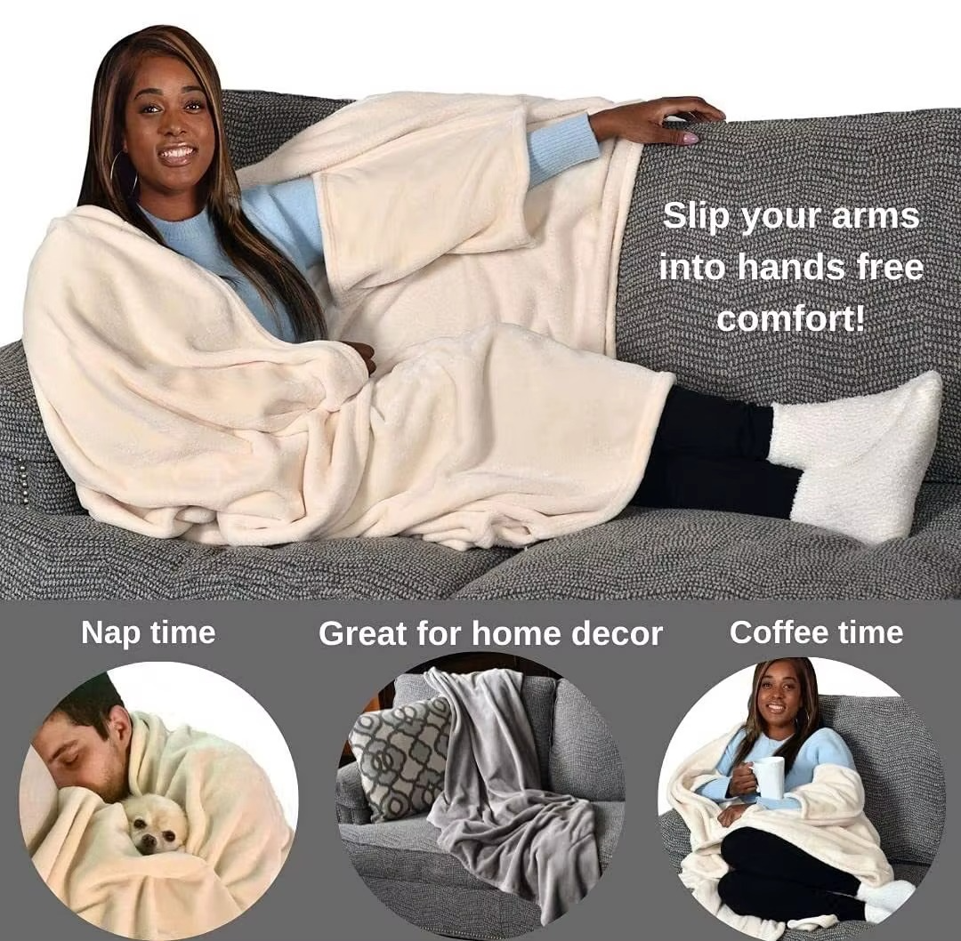 Wearable Blankets with sleeves