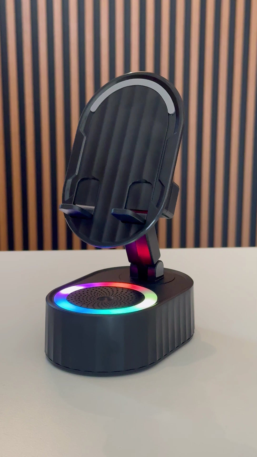 Portable Magnetic Induction Speaker Stand