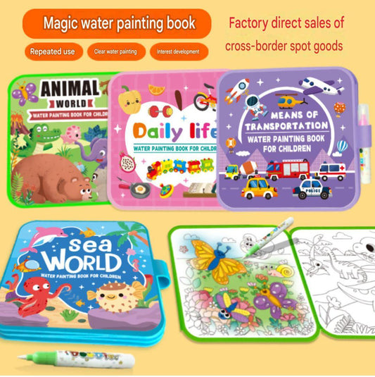 Reusable Water Coloring Books for Kids