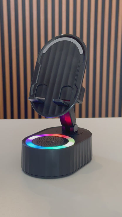 Portable Magnetic Induction Speaker Stand