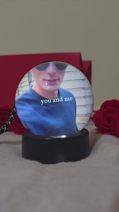 Personalized Memory Orb Crystal Ball Lamp