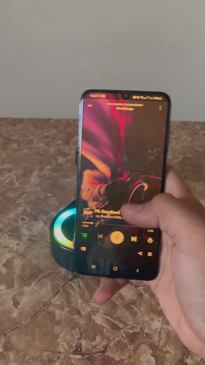 Portable Magnetic Induction Speaker Stand